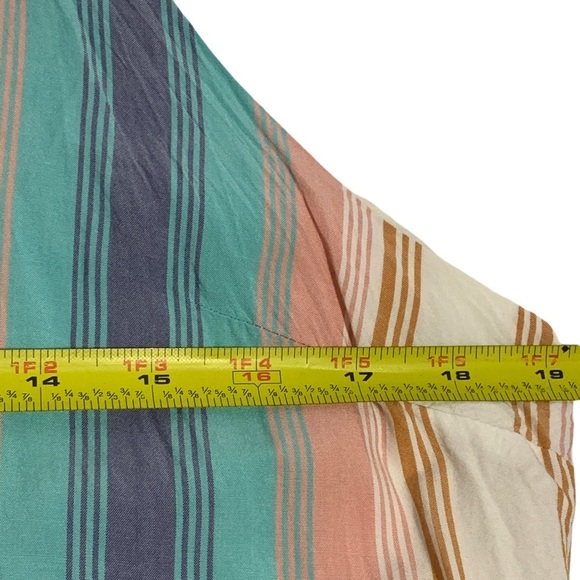 Matilda Jane Women’s Striped Multicolor Cotton Tiered Maxi Dress Large - Picture 5 of 8